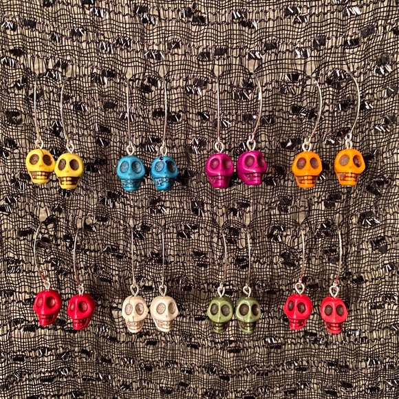 Jewelry - HOWLITE 💀 Earrings- 8 Color Options